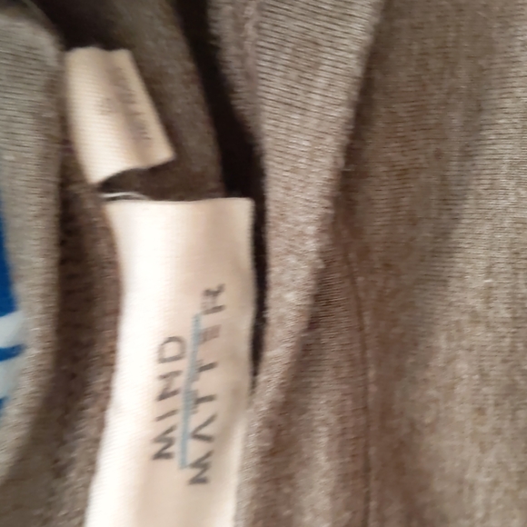 Mind over matter light brown sweatshirt dress size S - Picture 9 of 11